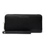 Michael Kors bolsa de pulso de couro saffiano Jet Set Travel de mulher, preta
