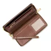 MICHAEL KORS Carteira de pulso de mulher Jet Set Travel em lona Signature castanha - 35S6GTVE9BBRO