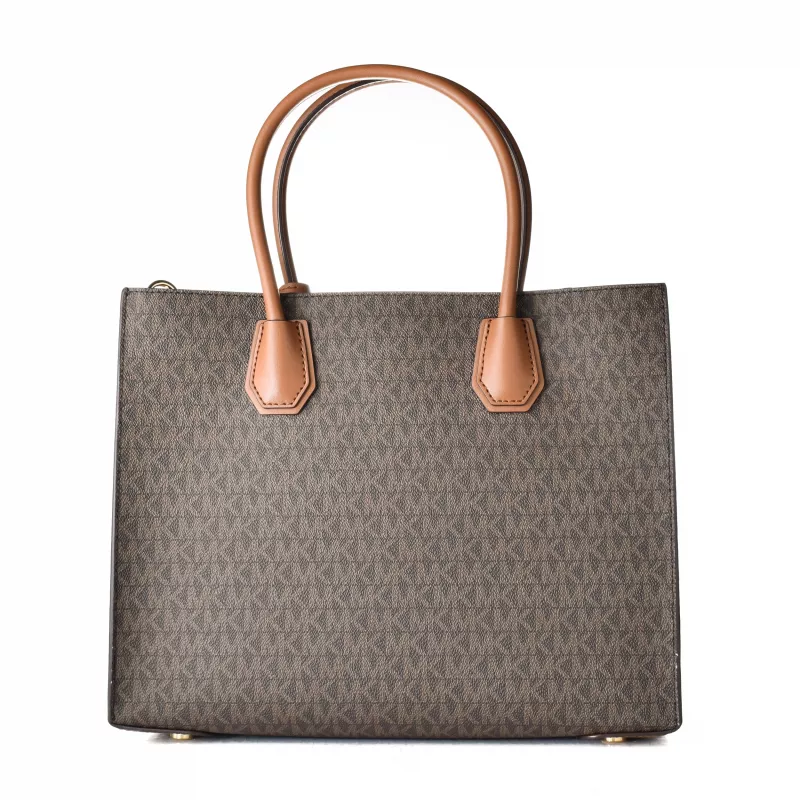 Mala de mão Michael Kors Mercer Gallery Satchel, castanho/Acorn, 32x26x13 cm