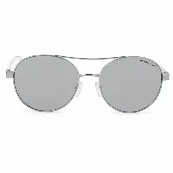 Óculos de sol de mulher pilot Michael Kors MK-1159 - armação de acetato preta, lentes degradê cinzentas