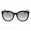 Michael Kors Óculos de sol de mulher MK-2208 oversized quadrados preto gradiente cinzento 55 mm