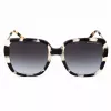 Óculos de sol de mulher Michael Kors MK2206SNOWLEO Snow Leopard acetato cinzento degradê 55mm