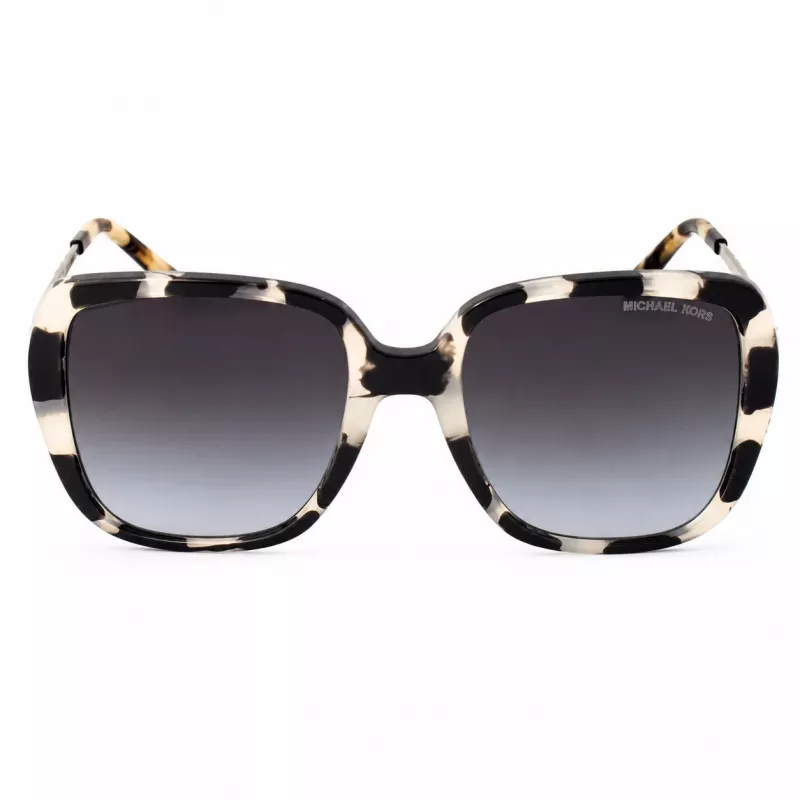Óculos de sol de mulher Michael Kors MK2206SNOWLEO Snow Leopard acetato cinzento degradê 55mm