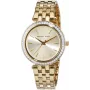 Relógio para mulher Michael Kors MK3365 caixa de aço inoxidável tom ouro rosa 34 mm