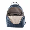 Mochila de mulher Michael Kors Rhea azul-marinho couro saffiano 35R5S6HB6VNAV