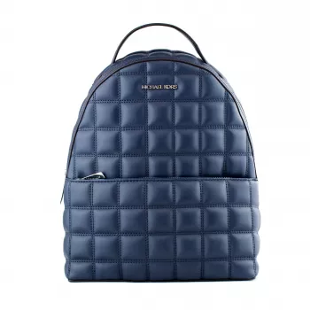 Mochila de mulher Michael Kors Rhea azul-marinho couro saffiano 35R5S6HB6VNAV