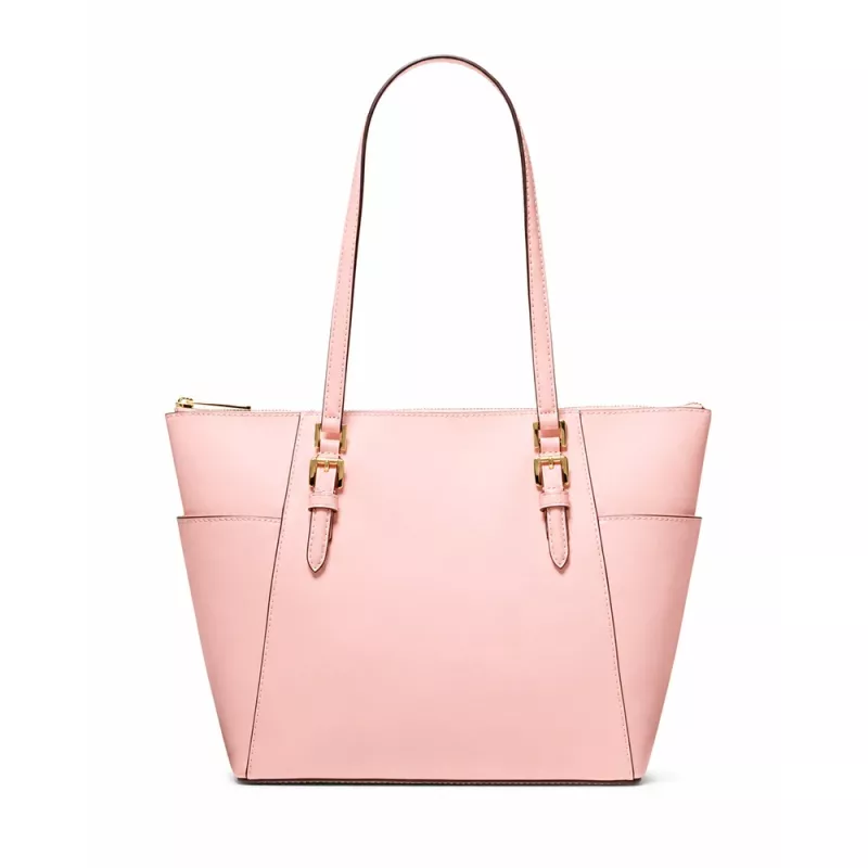 Mala de mão de mulher Michael Kors em pele Saffiano 35T0GCFT7LPOW Powder Blush 25x28x11cm