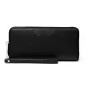 Carteira e capa para telemóvel MICHAEL KORS para mulher em pele Saffiano com fecho de correr, preta (Jet Set Travel) - 35S6STVE9LBLA