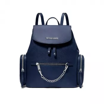 Mochila de mulher Michael Kors Slater azul-marinho 35F1STTB6LNAV