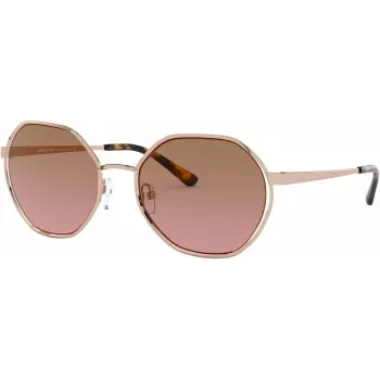 Óculos de sol de mulher Michael Kors MK1072-110814 light gold marrom degradê 57 mm