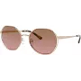 Óculos de sol de mulher Michael Kors MK1072-110814 light gold marrom degradê 57 mm