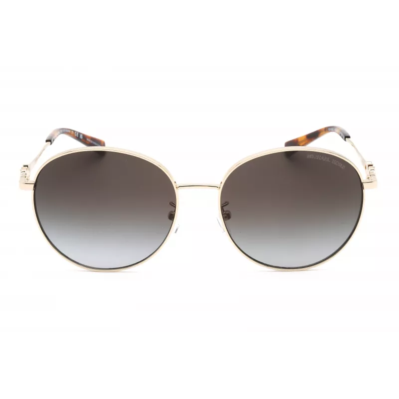 Óculos de sol de mulher Michael Kors MK1119-10148G armação quadrada cinzenta transparente lentes cinzentas degradê 57/16/140 mm