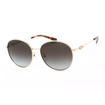 Óculos de sol de mulher Michael Kors MK1119-10148G armação quadrada cinzenta transparente lentes cinzentas degradê 57/16/140 mm