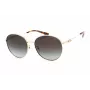 Óculos de sol de mulher Michael Kors MK1119-10148G armação quadrada cinzenta transparente lentes cinzentas degradê 57/16/140 mm