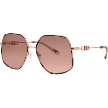 Óculos de sol Michael Kors mulher MK1127J110813 - armação em acetato tartaruga, lentes castanhas degradê, 59 mm