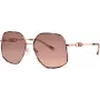 Óculos de sol Michael Kors mulher MK1127J110813 - armação em acetato tartaruga, lentes castanhas degradê, 59 mm