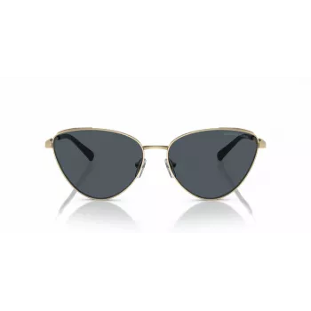 Óculos de sol Michael Kors mulher MK1140-10146G armação rosé lentes castanhas degradê 59mm