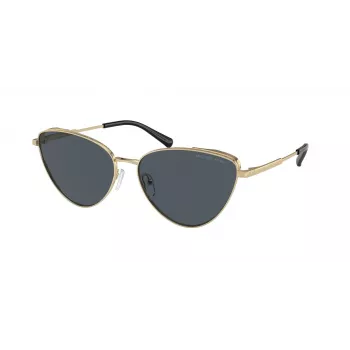 Óculos de sol Michael Kors mulher MK1140-10146G armação rosé lentes castanhas degradê 59mm