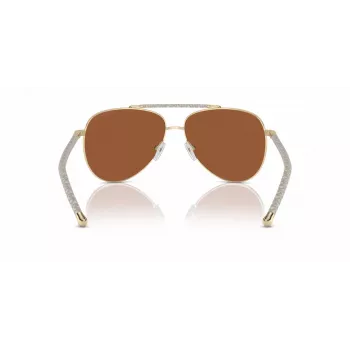 Óculos de sol de mulher Michael Kors MK1146-101473 armação de acetato tartaruga escuro lentes castanhas degradê 53/13/140 mm