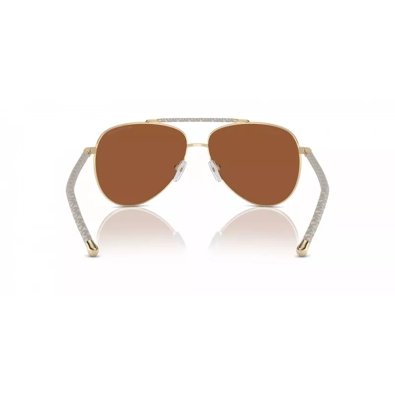 Óculos de sol de mulher Michael Kors MK1146-101473 armação de acetato tartaruga escuro lentes castanhas degradê 53/13/140 mm