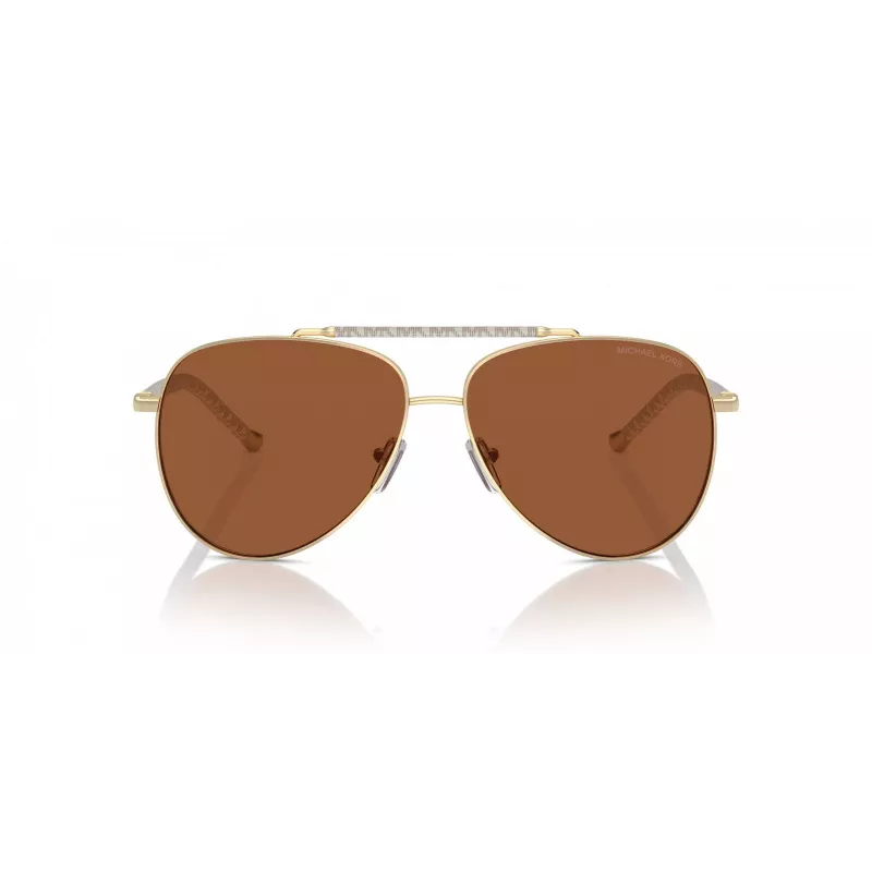 Óculos de sol de mulher Michael Kors MK1146-101473 armação de acetato tartaruga escuro lentes castanhas degradê 53/13/140 mm