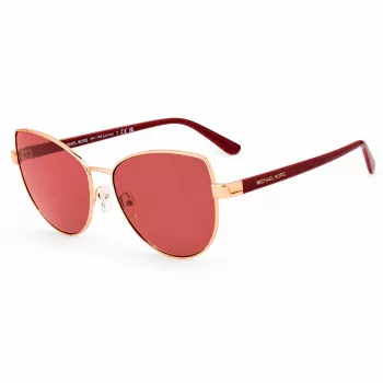 Michael Kors Óculos de Sol Mulher MK1162OXBLOOD Borboleta Armação de Metal Lentes Cinzentas Degradê 58mm