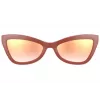 Óculos de sol de mulher Michael Kors MK2132U39116F acetato tartaruga escuro lentes castanhas degradê 55 mm