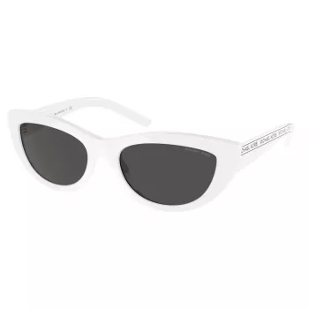 Michael Kors Óculos de Sol Mulher MK2160UOPTICW - Armação Quadrada de Acetato, Proteção UV400, Lente 54 mm
