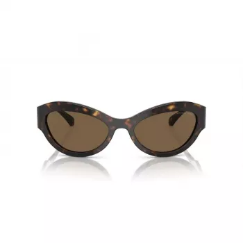 Óculos de sol Michael Kors para mulher MK2198-300673 armação de acetato castanho escuro lentes degradê castanhas 59 mm