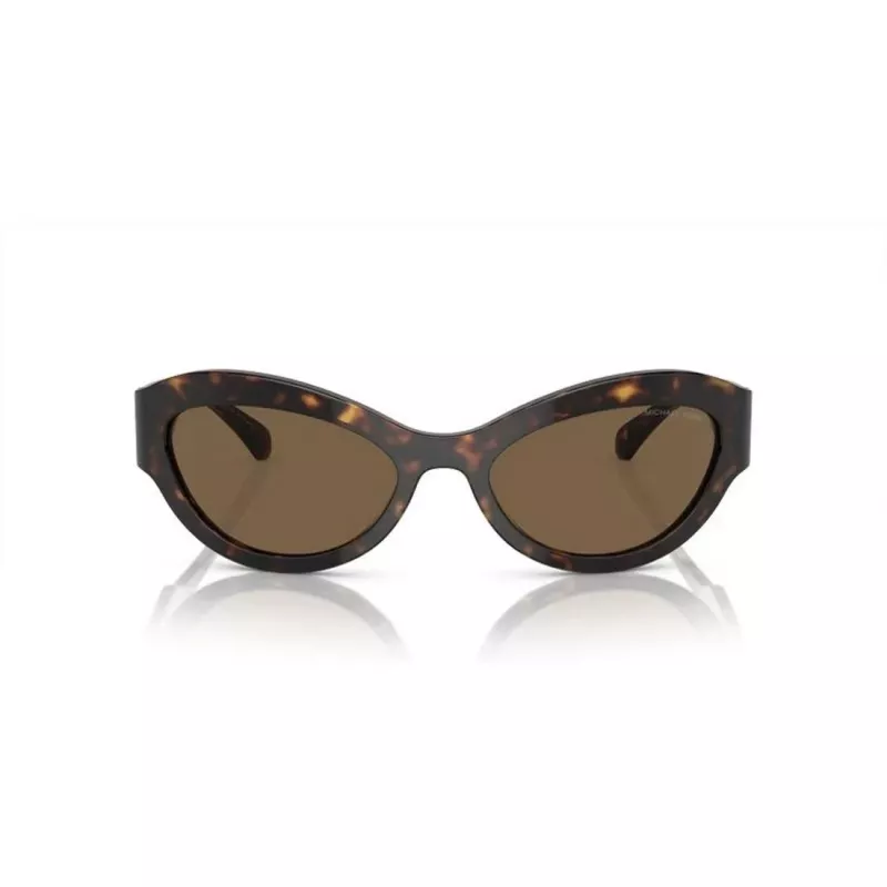 Óculos de sol Michael Kors para mulher MK2198-300673 armação de acetato castanho escuro lentes degradê castanhas 59 mm