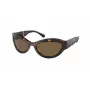 Óculos de sol Michael Kors para mulher MK2198-300673 armação de acetato castanho escuro lentes degradê castanhas 59 mm