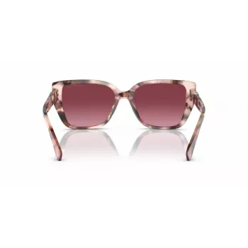 Óculos de sol Michael Kors mulher MK2199-39468H armação em acetato tartaruga escura lentes castanhas degradê 55mm