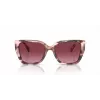 Óculos de sol Michael Kors mulher MK2199-39468H armação em acetato tartaruga escura lentes castanhas degradê 55mm