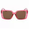 Óculos de sol de mulher Michael Kors MK2238UDRAGON armação retangular de acetato 55mm