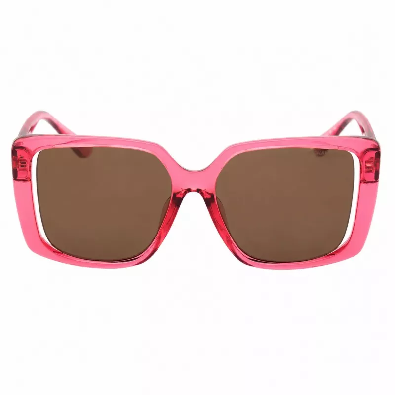Óculos de sol de mulher Michael Kors MK2238UDRAGON armação retangular de acetato 55mm