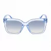 Óculos de sol de mulher Michael Kors MK2268UCORNFL - armação de acetato Cornflower, lentes cinzentas degradê, 54 mm