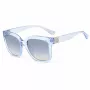 Óculos de sol de mulher Michael Kors MK2268UCORNFL - armação de acetato Cornflower, lentes cinzentas degradê, 54 mm
