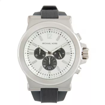 Relógio de quartzo Michael Kors MK8183 homem, 48 mm, mostrador branco