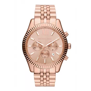 Michael Kors MK8319 Relógio de quartzo para homem, 45 mm, mostrador bronze