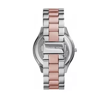 Relógio de quartzo de mulher Michael Kors MK3204B, 34 mm, prateado/mostrador branco