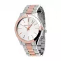 Michael Kors MK3204B Relógio de quartzo para mulher, 34 mm, mostrador prateado/branco