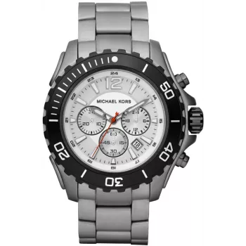 Relógio de quartzo de homem Michael Kors MK8230, 47 mm, prateado/preto