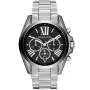 Michael Kors MK5705 Relógio de quartzo para homem, 42 mm, mostrador prateado/preto