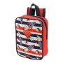 Micro Lunch Bag Rocket - Lancheira infantil isolada com design de foguetão, capacidade de 3 l, azul/vermelho/branco