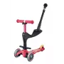 Trotinete Micro Mini 3 em 1 Deluxe Plus vermelha