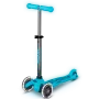 Trotinete Micro Mini Deluxe Glow LED azul glaciar
