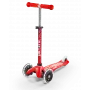 Trotinete de 3 rodas Micro Mini Deluxe LED - Luminous Wheels - ECO Mint
