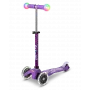 Trotinete de 3 rodas Micro Mini Deluxe LED Magic Aqua