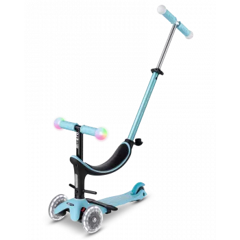 Trotinete Micro Mini2Grow Deluxe Magic LED azul