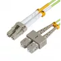 Cabo de rede de fibra ótica MICROCONNECT LC/UPC-SC/UPC 10m OM5